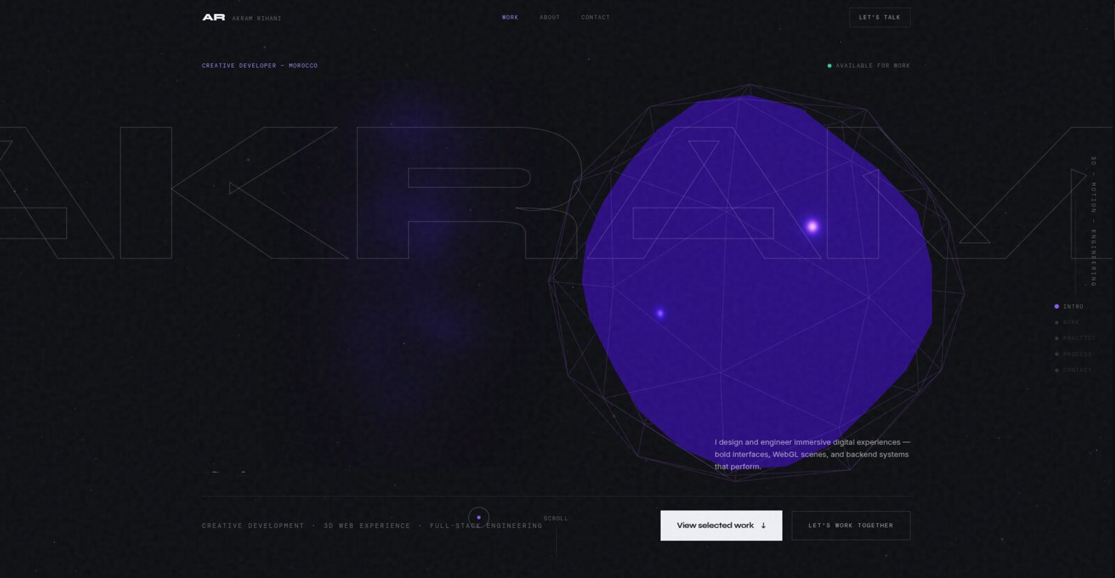 Interactive Portfolio — cover